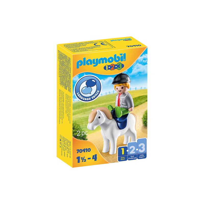 Playmobil - set figurine baietel cu ponei , 1.2.3.