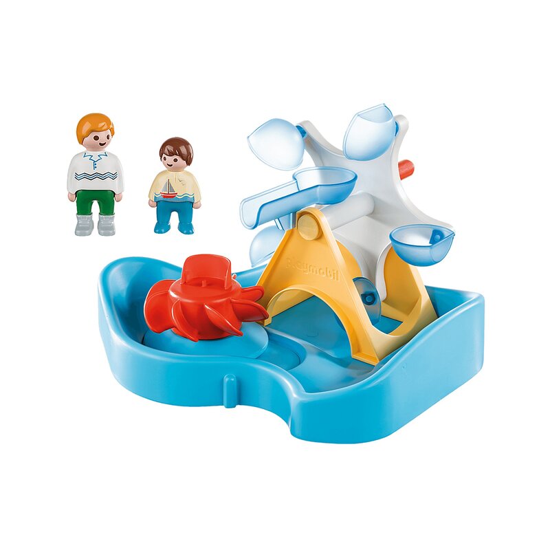 Playmobil - set de constructie carusel acvatic 1.2.3. aqua