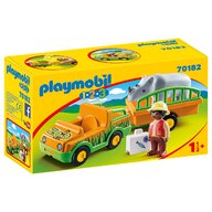 Playmobil - Masina Zoo cu rinocer