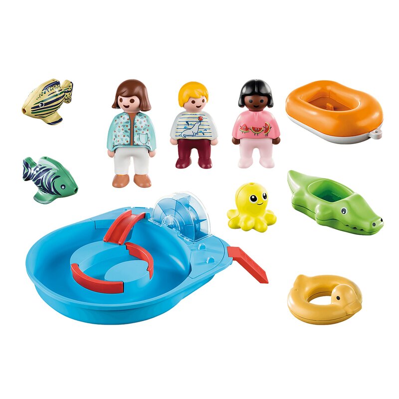 Playmobil - set de constructie parc acvatic 1.2.3. aqua