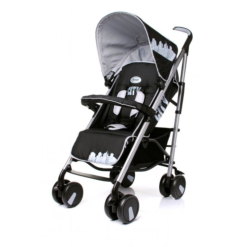 Carucior copii 4Baby City Negru