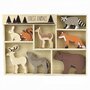 8 animale de padure din lemn, Egmont Toys - 1