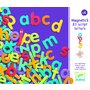 Djeco - Litere magnetice colorate pentru copii, 83 bucati - 1