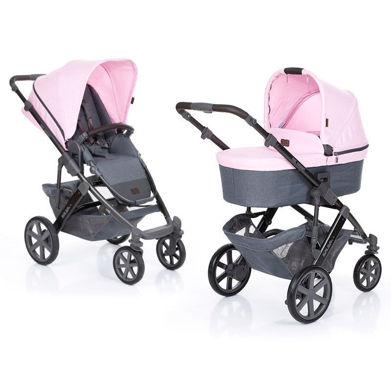 Abc-design - carucior 2 in 1 salsa 4 2019, rose