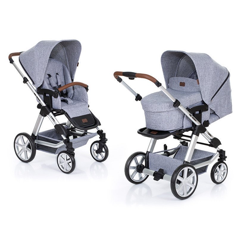 Abc-design - carucior turbo 4 2019, 2 in 1, graphite grey