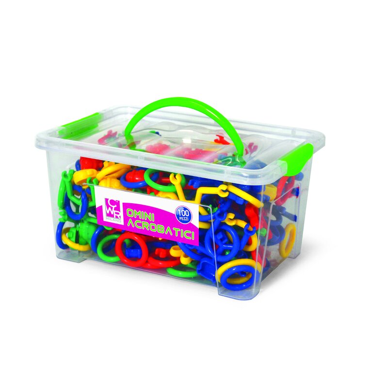 Cwr - set de constructie acrobati 100 piese