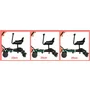 Adaptor de carucior pentru al doilea copil, FreeON, Buggy board cu scaun demontabil, 2 in 1, Cu 2 roti, Capacitate maxima 20 kg, Conform cu standardul european de securitate EN 1888-1:2018, Negru - 9