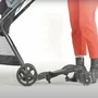 Adaptor de carucior pentru al doilea copil, FreeON, Buggy board cu scaun demontabil, 2 in 1, Cu 2 roti, Capacitate maxima 20 kg, Conform cu standardul european de securitate EN 1888-1:2018, Negru - 15