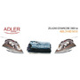 Adler - Fier de de calcat cu auto curatare, talpa ceramica, anti-picurare, filtru anti-calcar, AD 5030 - 7