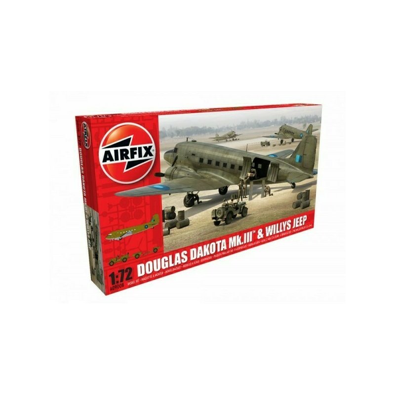 Airfix - Douglas Dakota Mkiii Willys Jeep