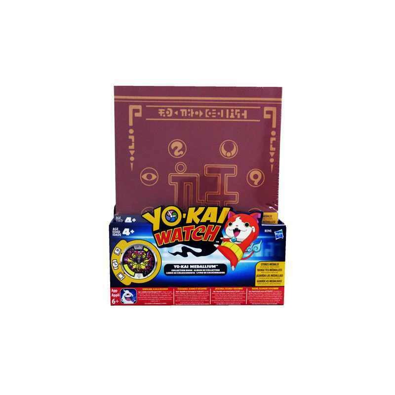Hasbro – Accesoriu Album pentru colectionare medalii , Yo Kai, Multicolor Diverse Jucarii