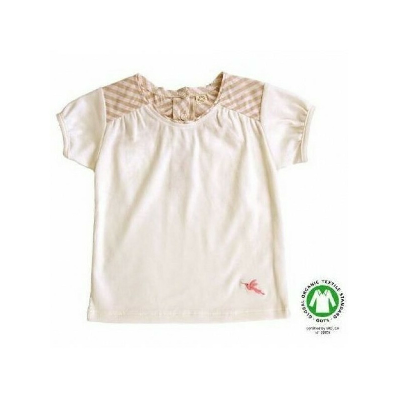 Amelie 74/80 - Bluza din bumbac organic popeline GOTS