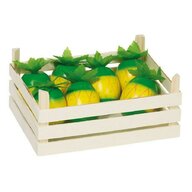 Ananas din lemn in ladita - Set fructe din lemn
