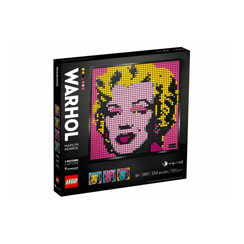 Set de constructie Andy Warhol\'s Marilyn Monroe LEGO® Art, pcs 3341
