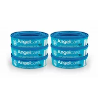 Rezerva pentru cos ermetic scutece murdare, Angelcare, Set 6 buc., Tehnologie OdourSeal, Utilizare indelungata de peste 5 luni, 7 straturi, Antibacterian