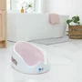 Suport pentru baie ergonomic, Angelcare, Moale la atingere, De la nastere, Roz Deschis - 3