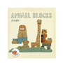 Animalele junglei din cuburi de lemn natur, Egmont toys - 1