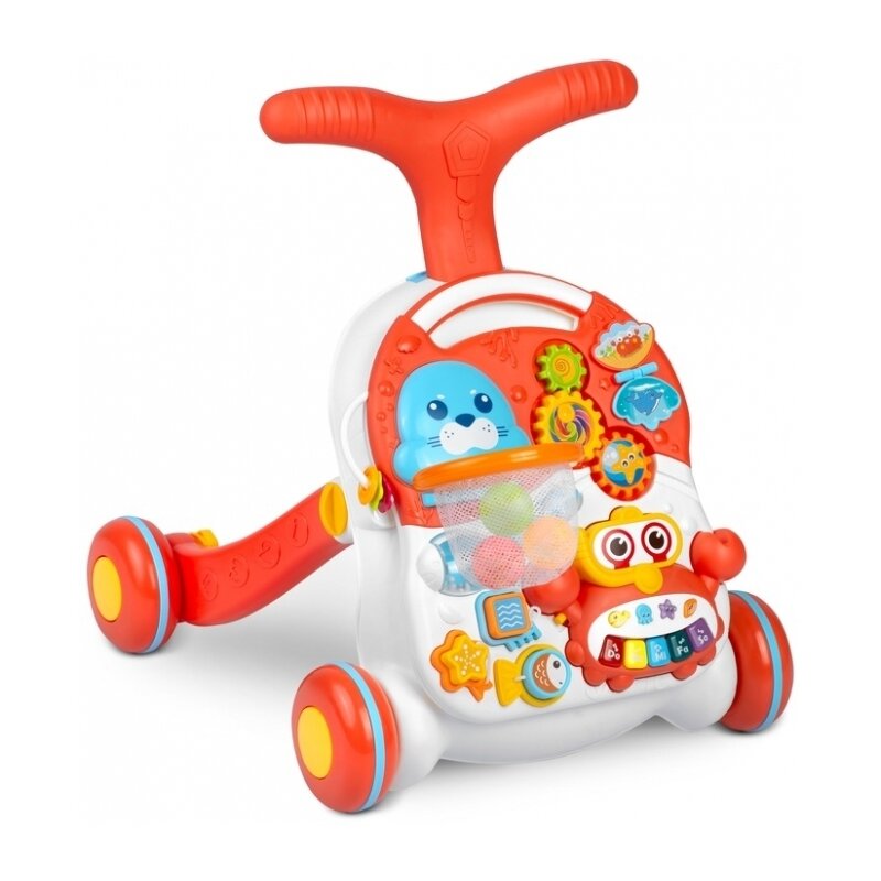 Antemergator educational 2 in 1 Ricokids RK-810 Alb cu rosu