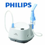 Philips - Aparat de aerosoli cu compresor InnoSpire Elegance, MMAD 2.90 ?m, Operare Continua, Sistem Active Venturi
