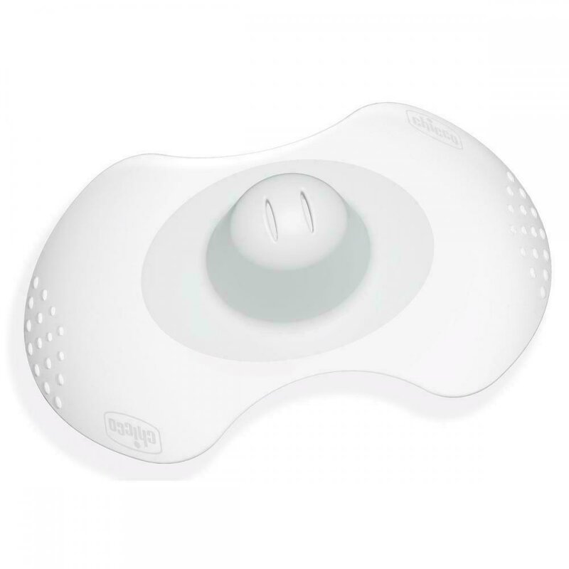 Chicco - aparatoare din silicon pentru mamelon marimea s-m, 2buc, 0luni+
