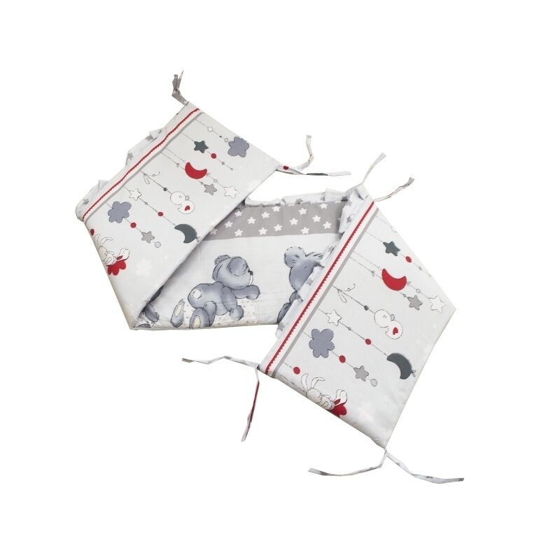 Mykids - aparatoare laterala teddy hug m2, 120x60 cm, gri
