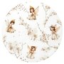 Aparatoare pentru patut, MimiNu, Din bumbac certificat Oeko Tex Standard 100, 180x30 cm, Cu panglici, Fairy - 3