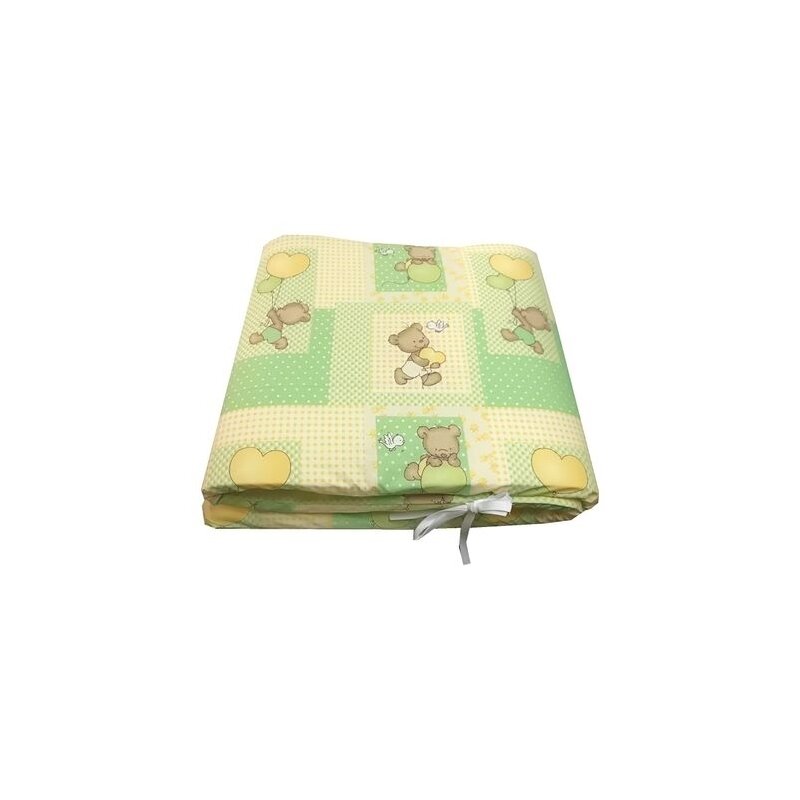 Deseda - aparatori laterale protectii laterale pat 120x60 cm h60cm cu burete aviator pe verde