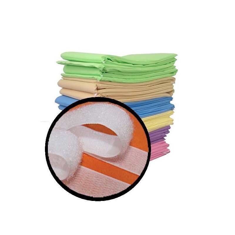 Deseda - aparatori protectii laterale pe burete pentru pat cu 3 laterale pline de 120x60 cm