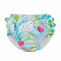 Aqua Coral Reef 12 luni - Slip fete refolosibil SPF 50+ cu capse si volanase Green Sprouts by iPlay - 4