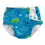 Aqua Dinosaurs 12 luni - Slip baieti SPF 50+ refolosibil, cu capse Green Sprouts by iPlay - 1