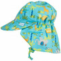 Aqua Jungle 2T/4T - Palarie soare SPF 50+ cu clapa si snur reglator Green Sprouts by iPlay - 3