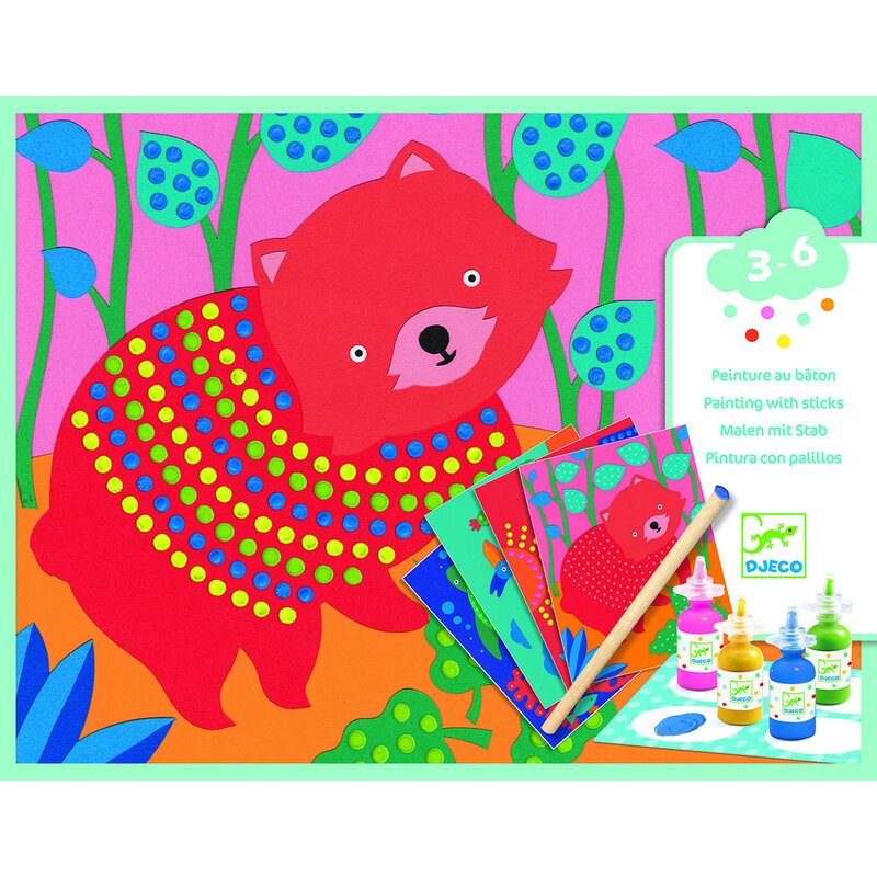 Djeco - atelier creativ cu buline , pointillisme