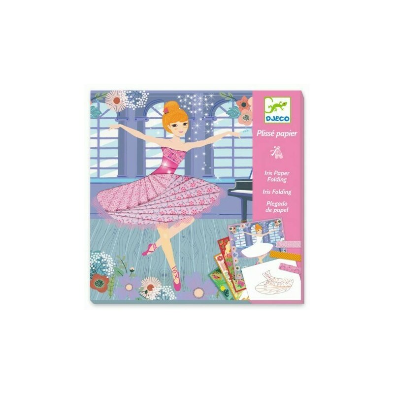 Djeco - set creativ dansatoare , cu hartie plisata