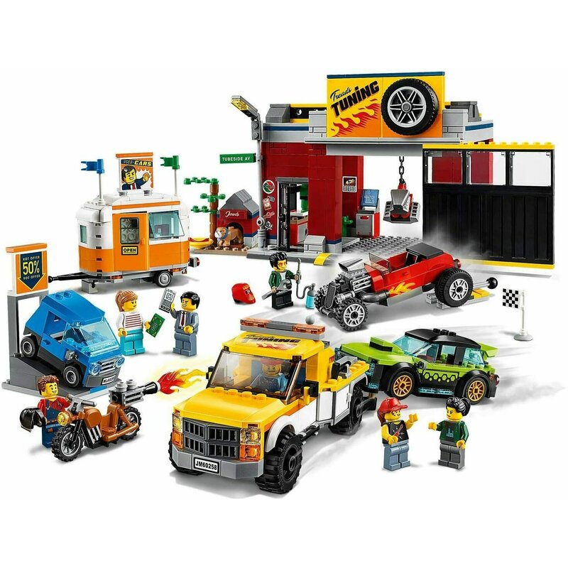 Lego - set de joaca atelier de tuning , ® city, multicolor