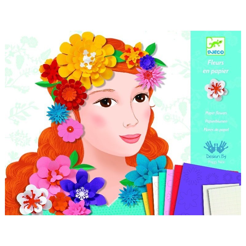 Djeco - atelier colaj flori