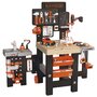 Banc de lucru, Smoby, Black+Decker, Cu diverse unelte si elemente de bricolaj, Pliabil, 56 x 34 x 103 cm, 36 luni+, Multicolor - 1