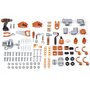 Banc de lucru, Smoby, Black+Decker, Cu diverse unelte si elemente de bricolaj, Pliabil, 56 x 34 x 103 cm, 36 luni+, Multicolor - 3