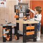 Banc de lucru, Smoby, Black+Decker, Cu diverse unelte si elemente de bricolaj, Pliabil, 56 x 34 x 103 cm, 36 luni+, Multicolor - 12