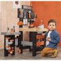Banc de lucru, Smoby, Black+Decker, Cu diverse unelte si elemente de bricolaj, Pliabil, 56 x 34 x 103 cm, 36 luni+, Multicolor - 13