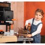Banc de lucru, Smoby, Black+Decker, Cu diverse unelte si elemente de bricolaj, Pliabil, 56 x 34 x 103 cm, 36 luni+, Multicolor - 14