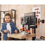 Banc de lucru, Smoby, Black+Decker, Cu diverse unelte si elemente de bricolaj, Pliabil, 56 x 34 x 103 cm, 36 luni+, Multicolor - 15