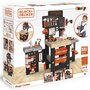 Banc de lucru, Smoby, Black+Decker, Cu diverse unelte si elemente de bricolaj, Pliabil, 56 x 34 x 103 cm, 36 luni+, Multicolor - 17