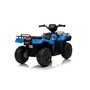 ATV electric albastru, pentru copii, quad cu acumulator, 2X45W, 13554 - 4