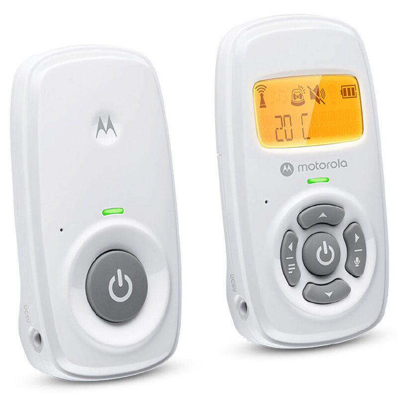 Monitor audio, Motorola, AM24, Digital, Cu tehnologia wireless DECT, Alb