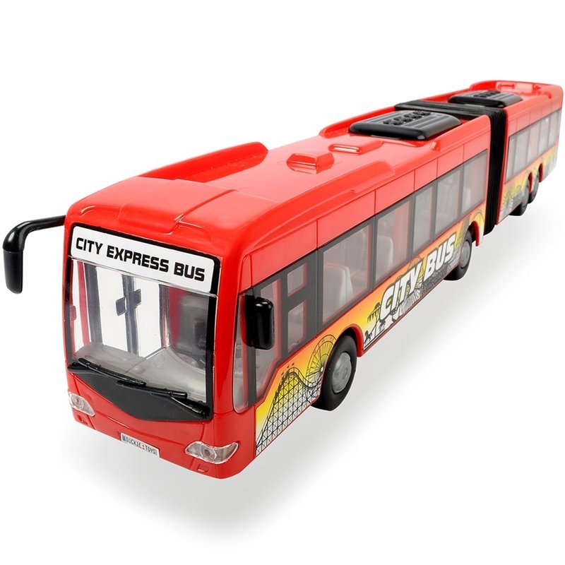 Dickie toys - autobus city express bus rosu