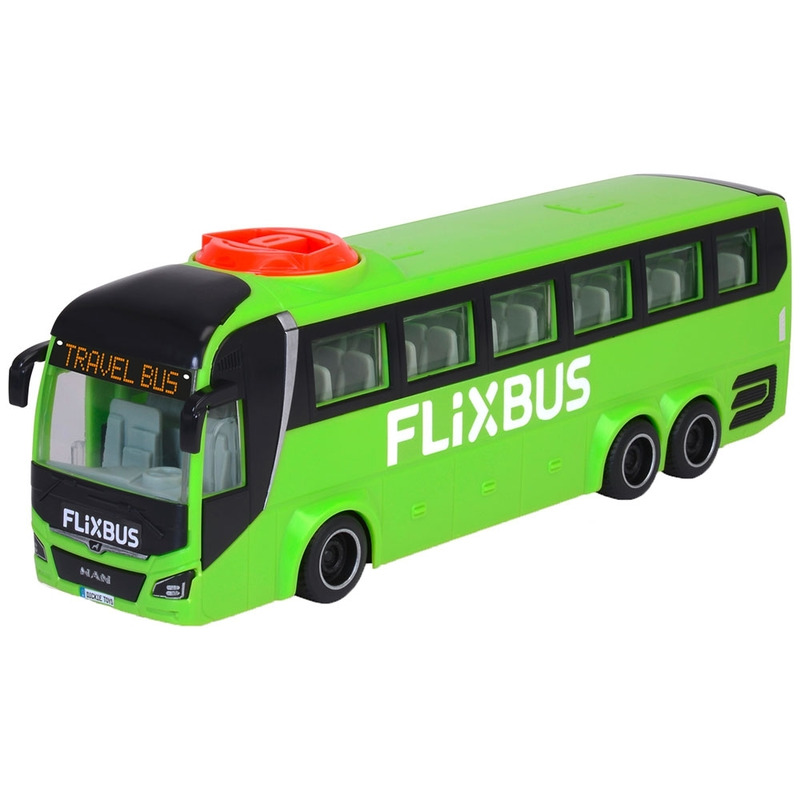 Autobuz Dickie Toys MAN Lion\'s Coach 26,5 cm Flixbus verde