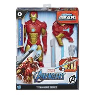 Hasbro - Figurina Supererou Titan Hero Blast Gear : Iron Man , Avengers , 30 cm