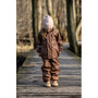 Aztec Flowers 90 - Set jacheta+pantaloni impermeabil cu fleece, pentru vreme rece, ploaie si vant - CeLaVi - 4