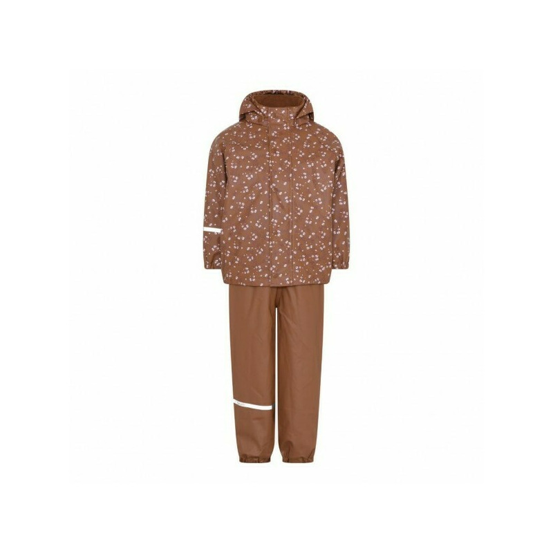 Aztec Flowers100 - Set jacheta+pantaloni impermeabil cu fleece, pentru vreme rece, ploaie si vant - CeLaVi