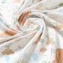 Set 3 scutece, BabyOno, Multifunctionale, 70x70 cm, Bambus si bumbac, 0 luni+, Gri/Multicolor - 4